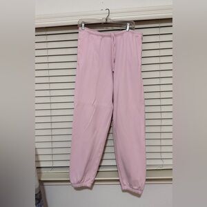 SKIMS Pink Cozy Lounge Sweatpants